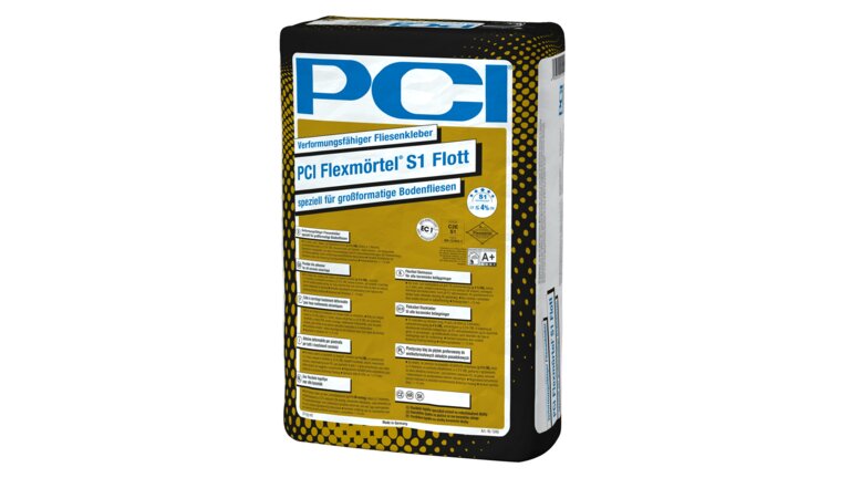 PCI Flexmörtel S1 Flott, verpackt im Sack, stehend